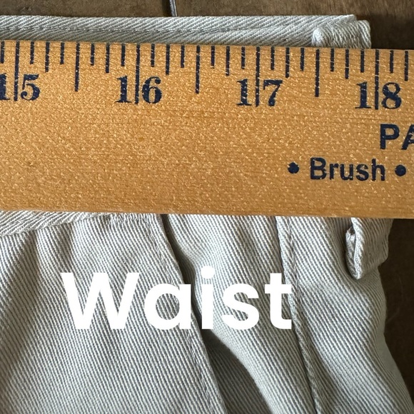 TIMBER CREEK by WRANGLER Pleated Khaki Pants Mens Sz 36 X 32 Trousers VTG 90s - Picture 8 of 9